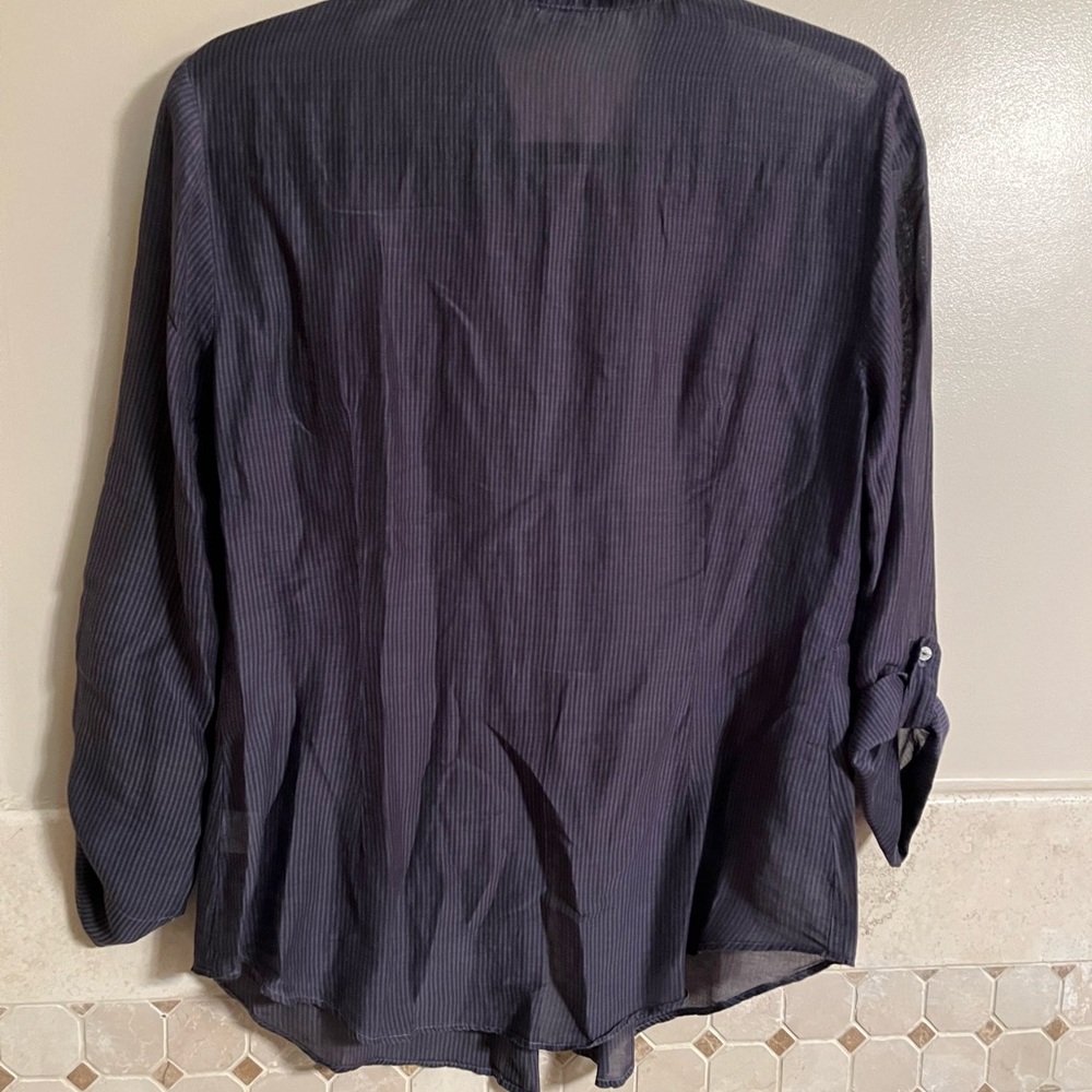 Splendid Navy Button Down - Picture 5 of 5